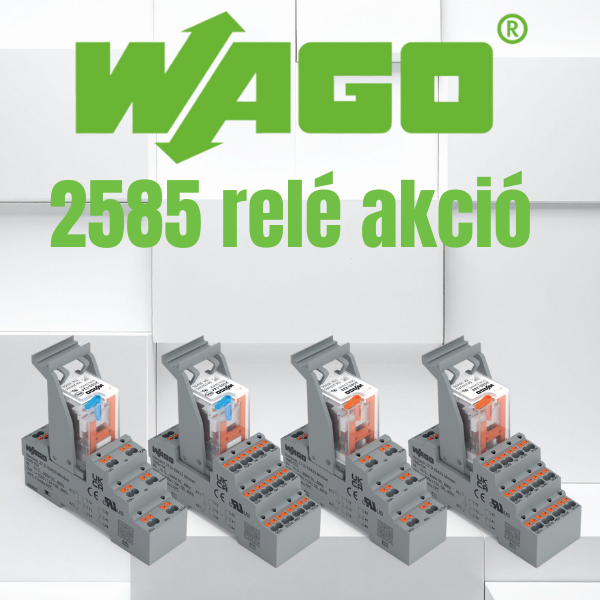 WAGO - 2585 relé sorozat akció